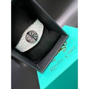 Rustic Cuff White Cuff Bracelet